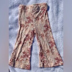 Kate Quinn Floral Patterned Kid Flare Pants